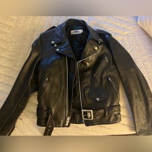 Smythe leather biker jacket